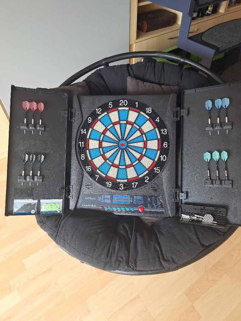 Electronisch Dartsbord, Sport en Fitness, Ophalen, Zo goed als nieuw, Dartbord, Soft tip