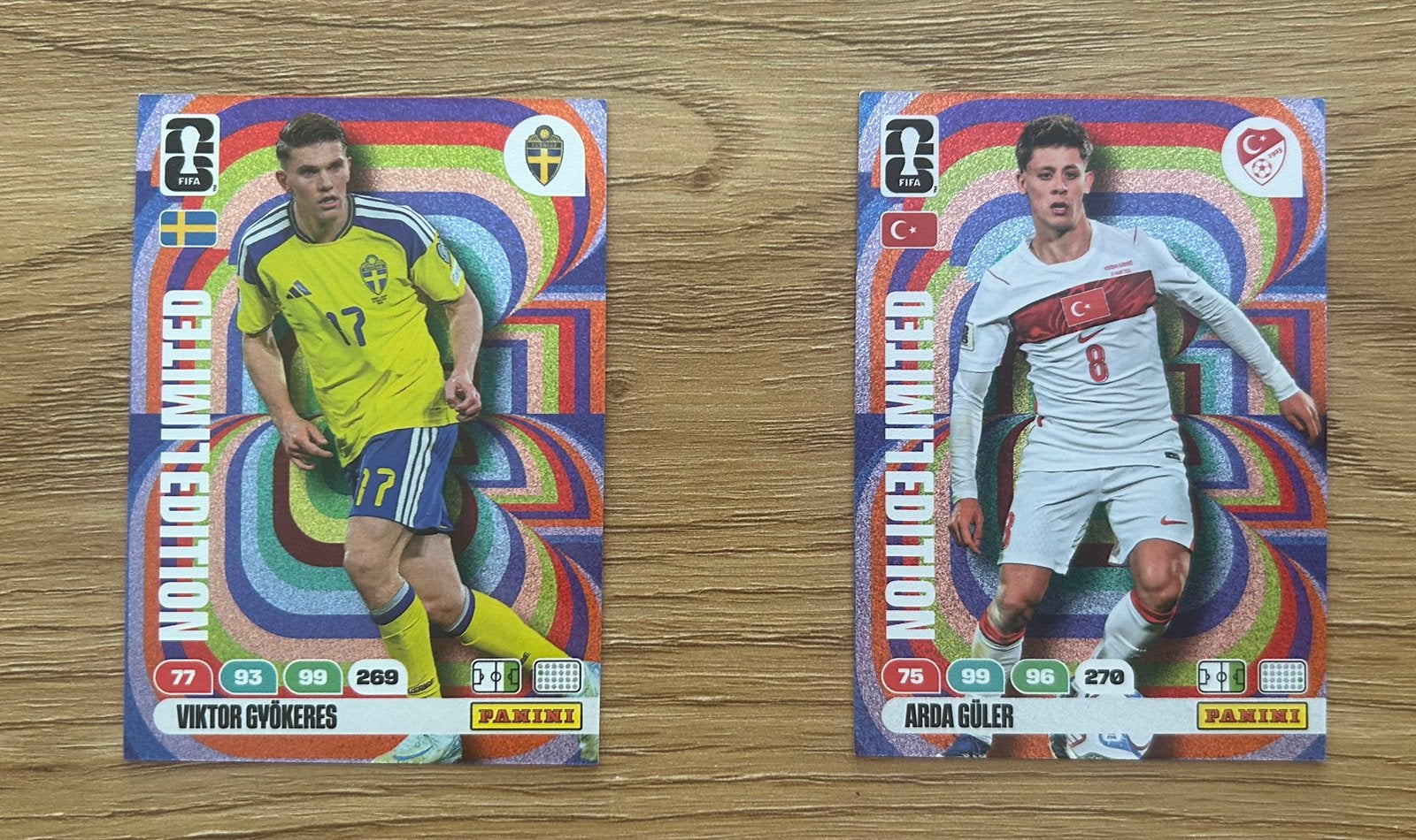 Panini Fifa world cup 2026 2 Extra Very limited edition card, Ophalen of Verzenden, Nieuw, Meerdere plaatjes