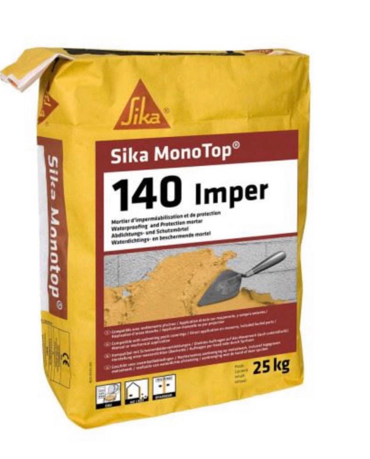 Sika monotop140 imper mortier hydrofuge, Bricolage & Construction, Briques, Enlèvement, Comme neuf