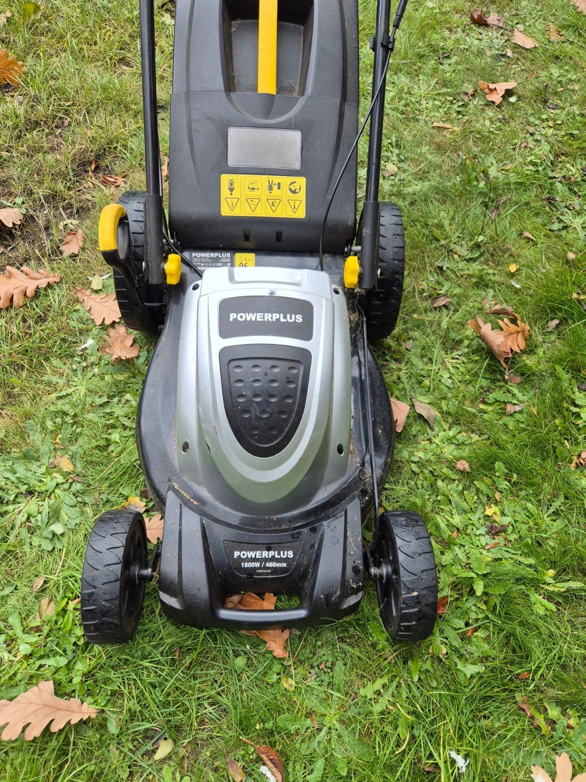 PowerPlus elektrische grasmaaier 1800W - 46 cm, Tuin en Terras, Ophalen, Elektrische grasmaaier, Opvangbak