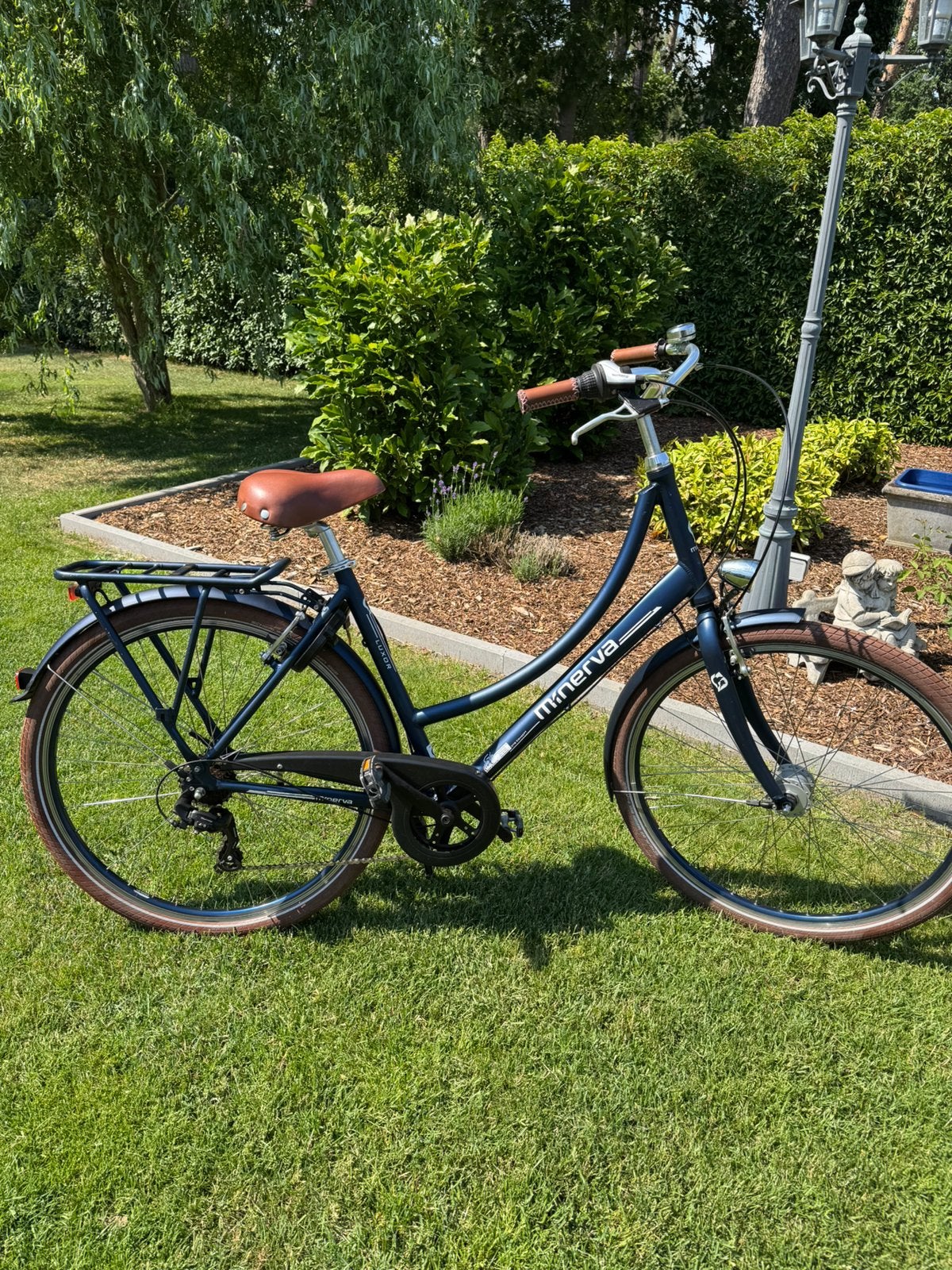 Damesfiets minerva Wielmaat 28, Ophalen, Velgrem, Versnellingen, 56 cm of meer