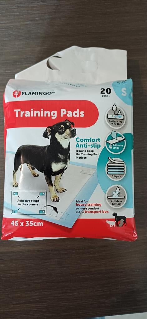 Training pads puppy, Ophalen