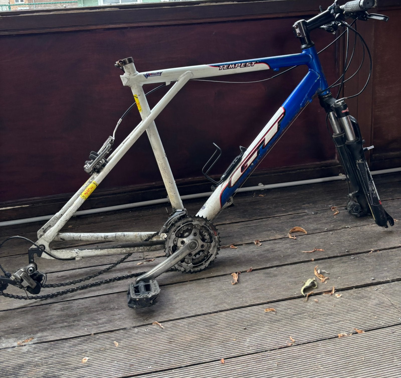 Frame 90s mtb GT Tempest 20 inch alu, Fietsen en Brommers, Ophalen, Gebruikt