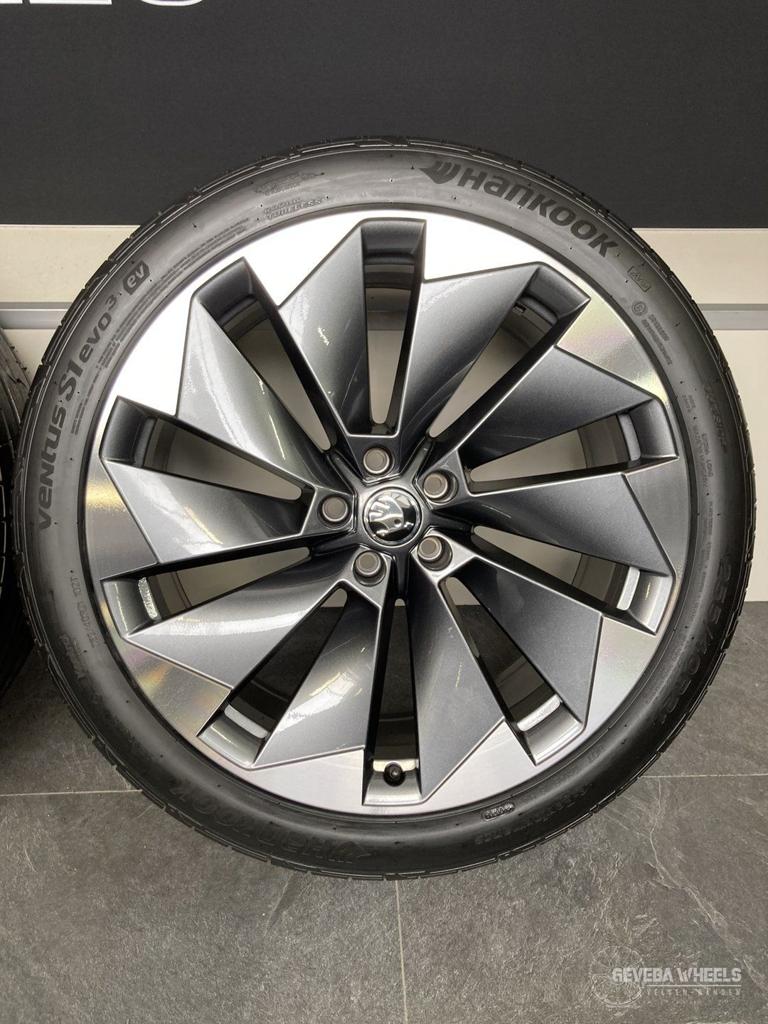 21” originele Skoda Enyaq / Elroq Betria velgen banden 5x112, Auto-onderdelen, Banden en Velgen, Gebruikt, -, -, Banden en Velgen