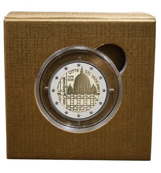 Vaticaan : 2 € herdenkingsmunt van 2025 (Proof), Postzegels en Munten, Ophalen of Verzenden, Vaticaanstad, 2 euro, Losse munt