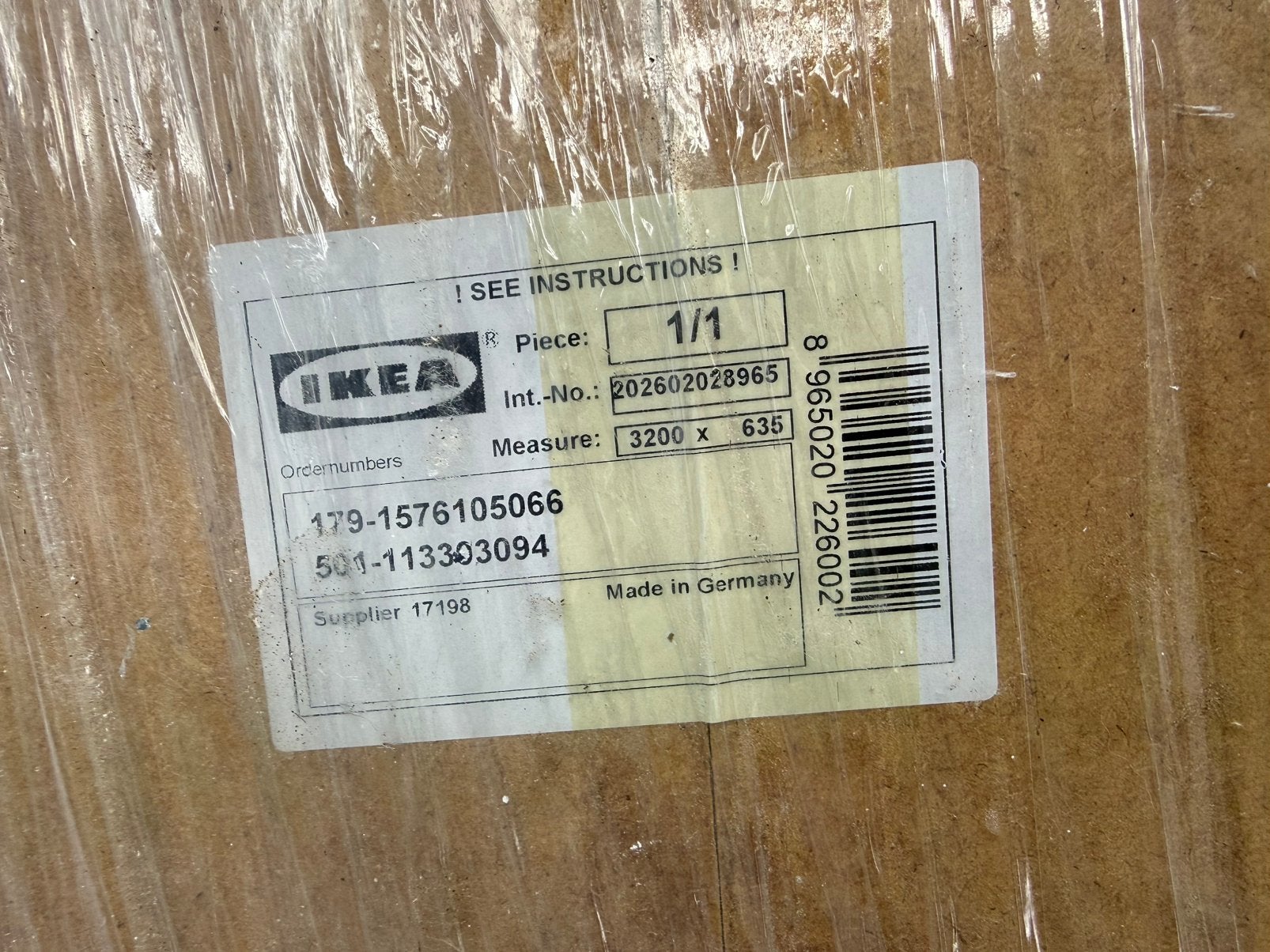 Ikea Karlby Werkblad, Ophalen, Nieuw