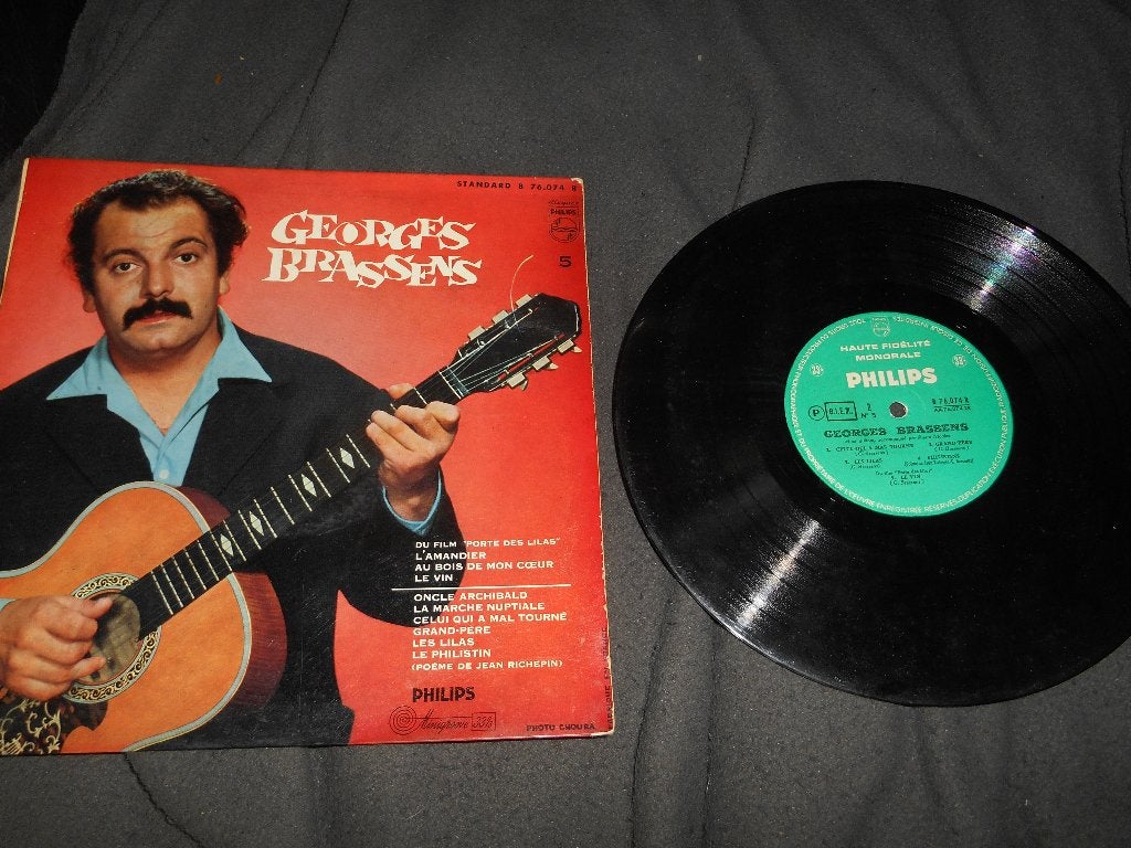 33T Georges Brassens n 5, Ophalen of Verzenden