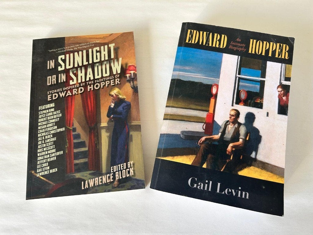 Edward Hopper — biografie + verhalenbundel — Engels, Boeken, Ophalen of Verzenden, Gelezen, Schilder- en Tekenkunst, Gail Levin / Lawrence Block