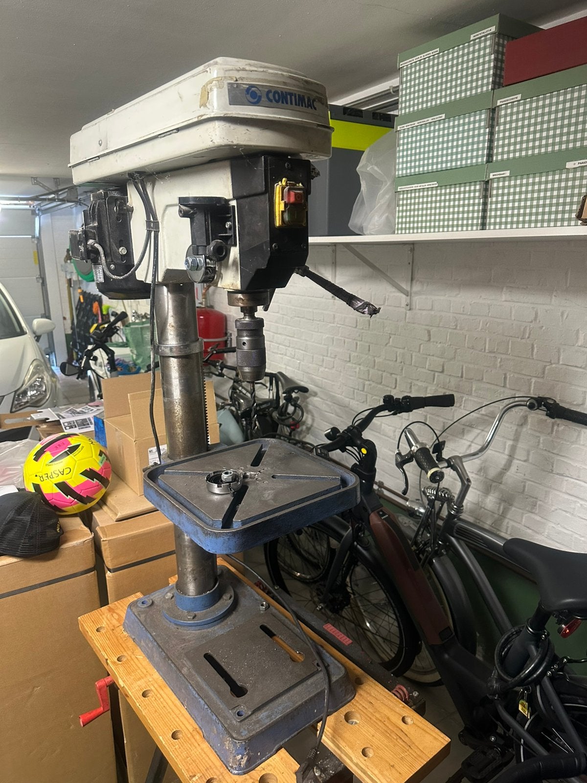 Kolomboormachine Contimac, Ophalen, Variabele snelheid, Kolomboormachine, Gebruikt