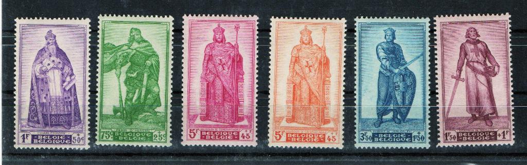 Belgique série de timbres No 737/42 en neufs xx, Ophalen of Verzenden, Postfris, Postfris
