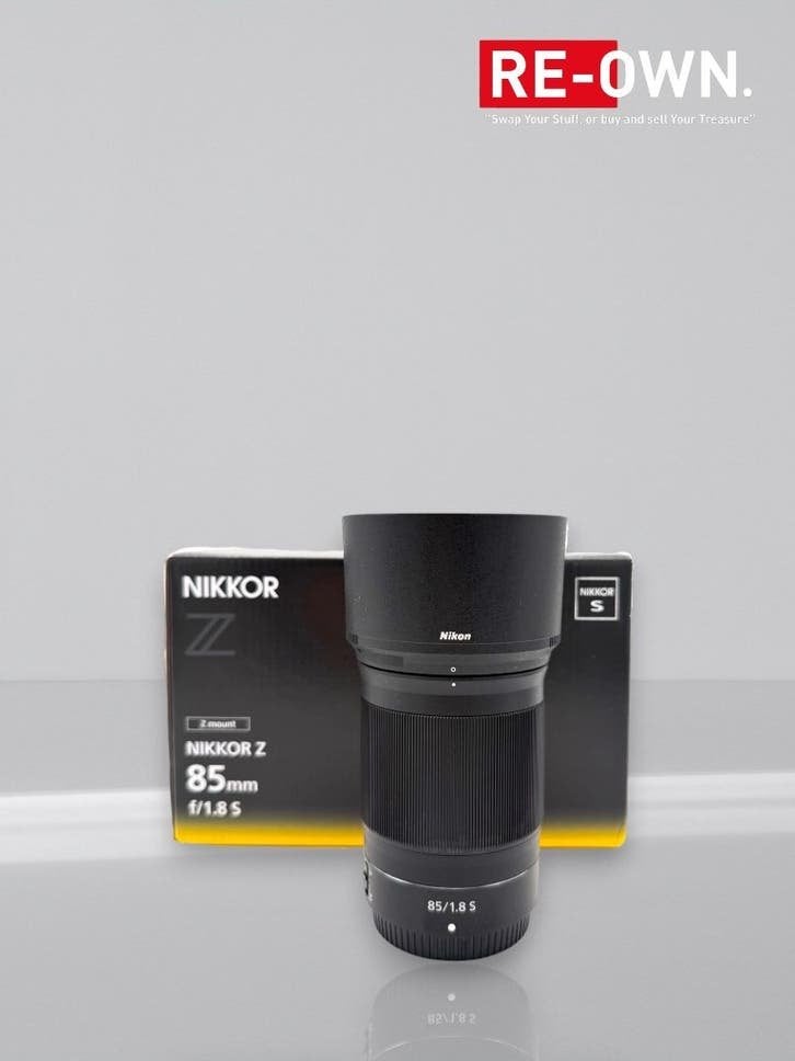 NIKON Z 85MM F/1.8 S | TOPSTAAT | DOOS | POUCH | GARANTIE, 85 mm, ., Nikon Z-mount, Zo goed als nieuw