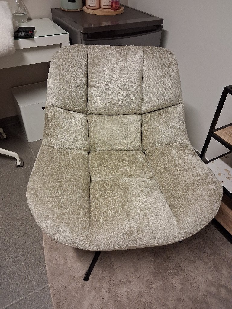 Draaibare fauteuil te koop, Huis en Inrichting, Ophalen, Nieuw, 75 tot 100 cm, 75 tot 100 cm