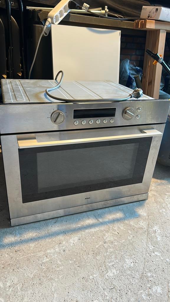Premium oven ATAG inox, Elektronische apparatuur, Ovens, Ophalen, Gebruikt, Oven met grill, Inbouw
