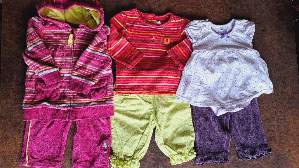 Kledij voor meisje maat 62-68, Kinderen en Baby's, Babykleding | Maat 62, Ophalen of Verzenden, Zo goed als nieuw, Meisje, Setje