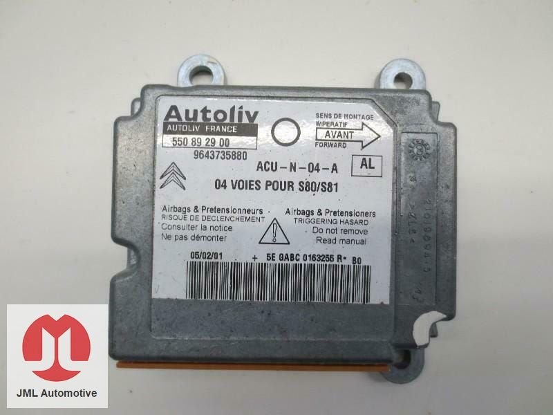 COMPUTER MODULE AIRBAG CITROEN SAXO, -, Utilisé, -, -