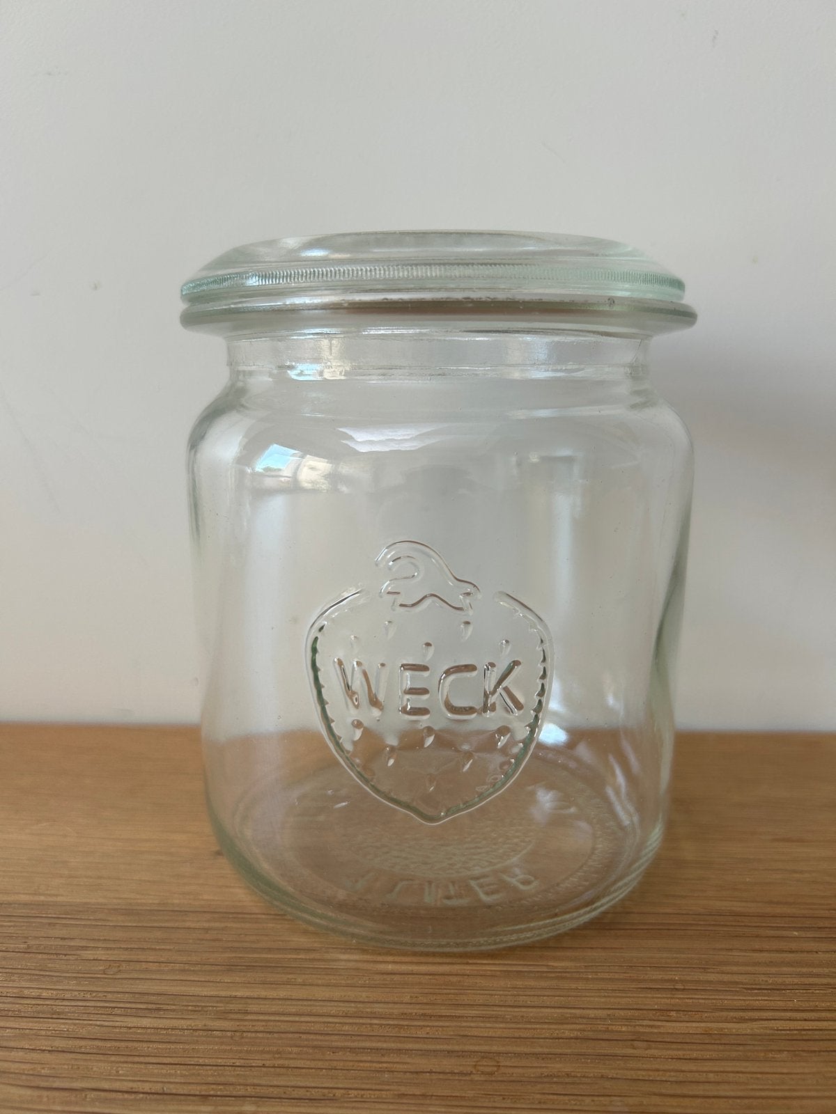 Antieke weckpot Flachrand 120 met glazen deksel jaren 30/40, Huis en Inrichting, Keuken | Potten en Pannen, Ophalen of Verzenden