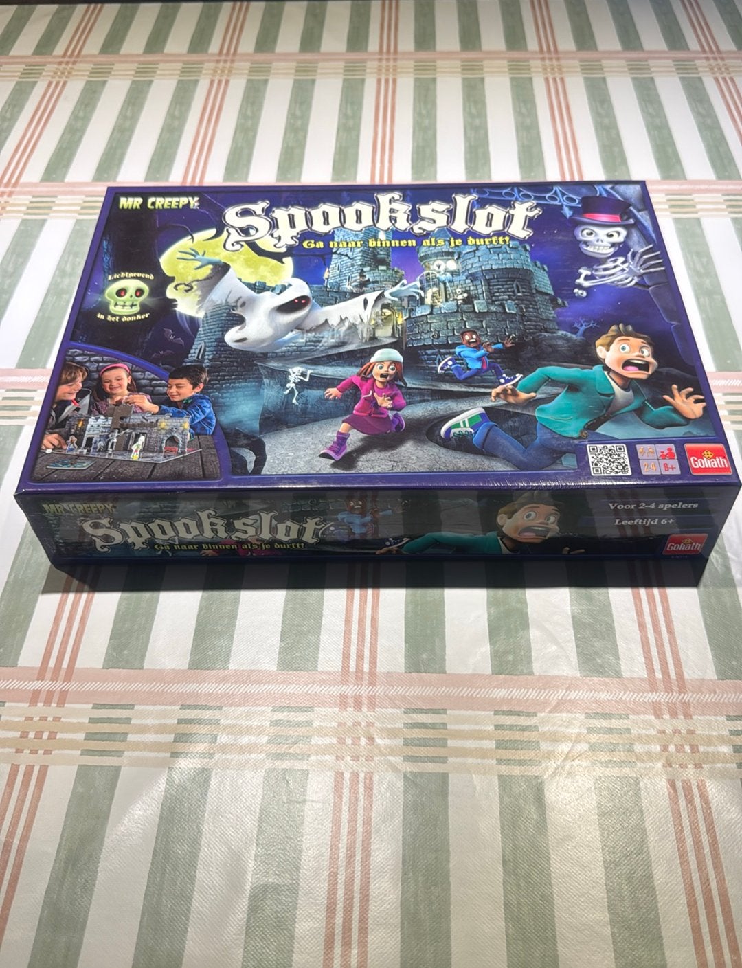 Spel spookslot van goliath, Hobby en Vrije tijd, Drie of vier spelers, Ophalen of Verzenden, Gebruikt