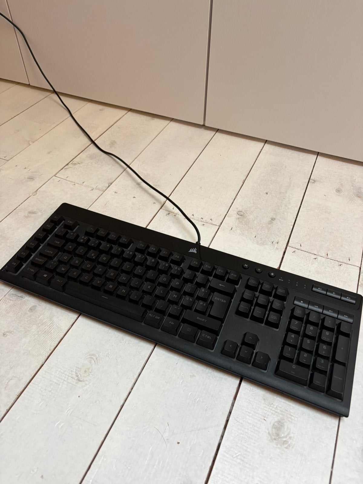Corsair toetsenbord met RGB, Computers en Software, Ophalen of Verzenden, Azerty, Bedraad, Gaming toetsenbord