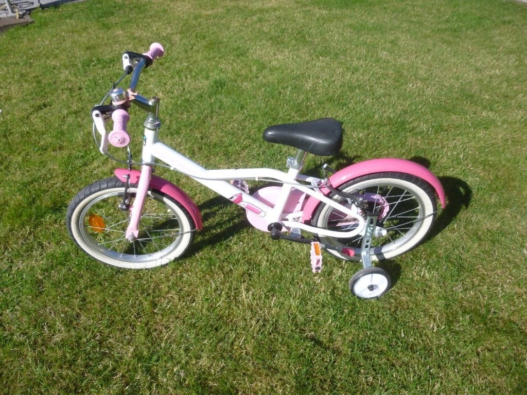 MEISJESFIETS 16 INCH 4-6 JAAR 500 DOCTO BTWIN, Fietsen en Brommers, Ophalen, 16 inch, Btwin Decathlon