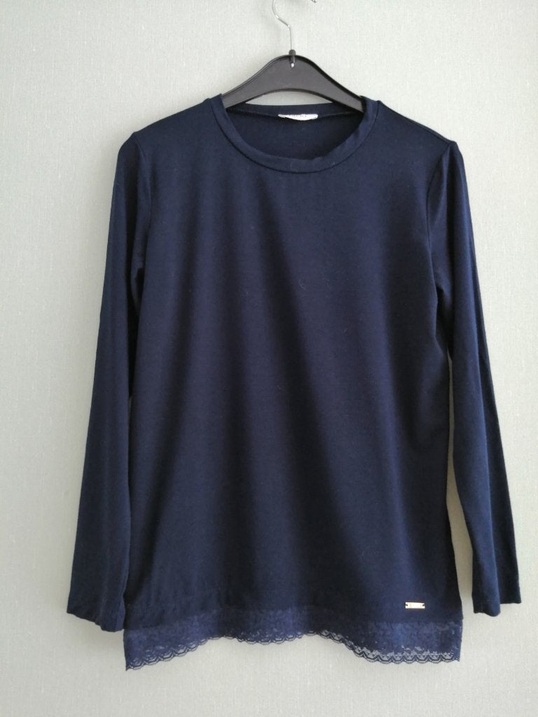 donkerblauwe longsleeve Liu Jo maat 10 jaar, Kinderen en Baby's, Kinderkleding | Maat 140, Liu jo, Gebruikt, Meisje, Ophalen of Verzenden