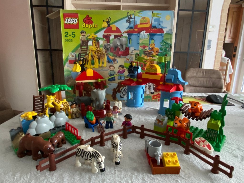 Lego Duplo 5635 Stadsdierentuin, Ensemble complet, Comme neuf, Enlèvement, Duplo