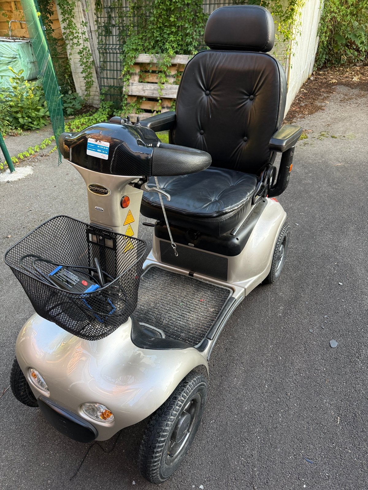 Scooter pmr vermeiren shoprider, 15 km ou moins, 11 à 15 km/h, Enlèvement, Utilisé