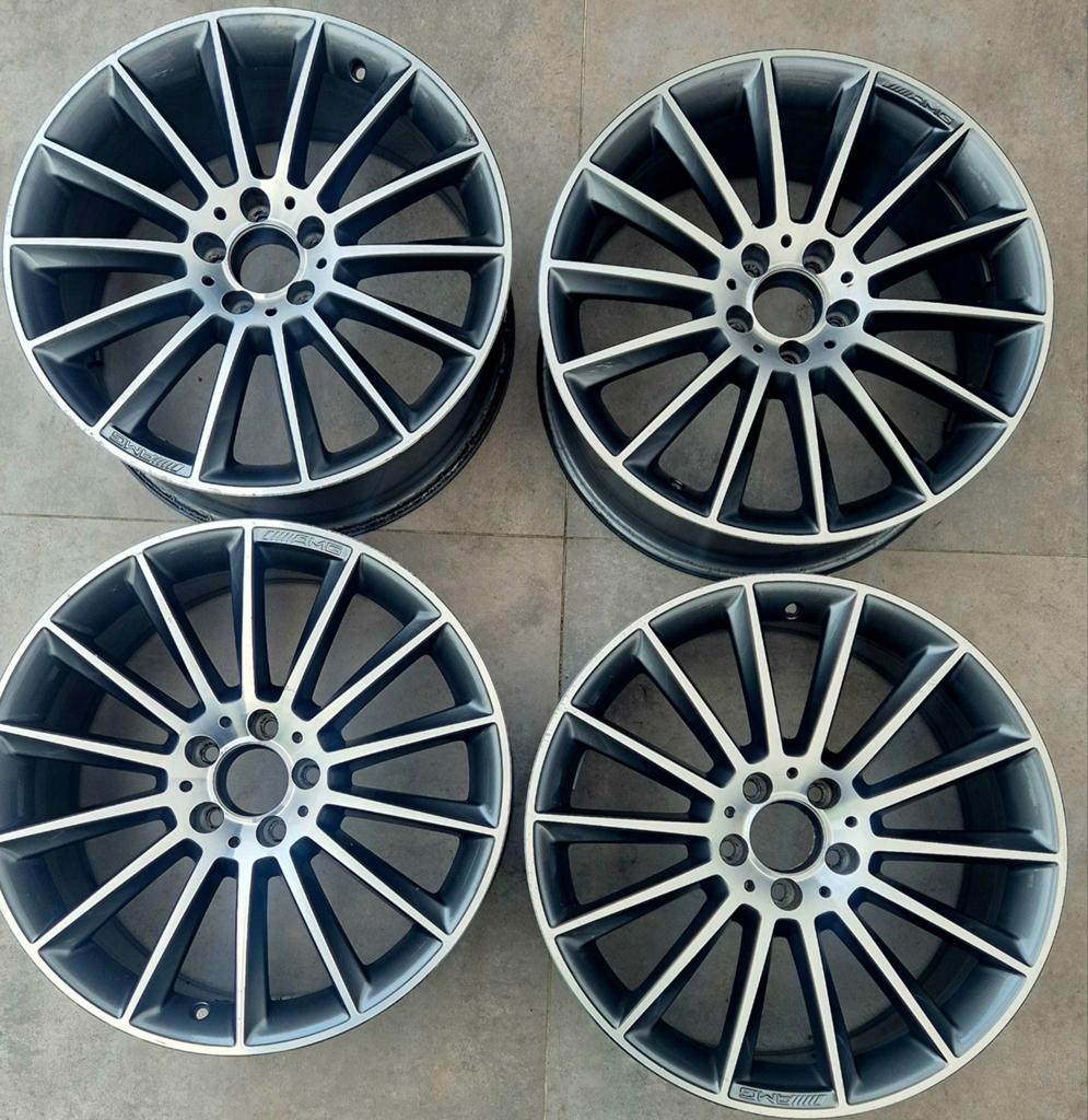JANTES AMG D'ORIGINE MERCEDES 19 POUCES 5X112, Enlèvement, 19 pouces, Jante(s)