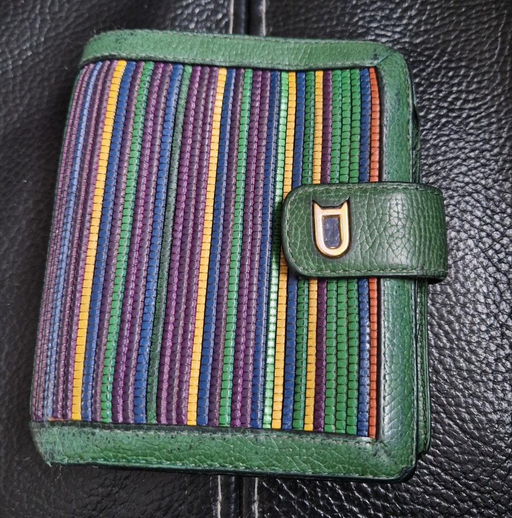 Heel mooie multicolor portefeuille van Delvaux, Enlèvement ou Envoi
