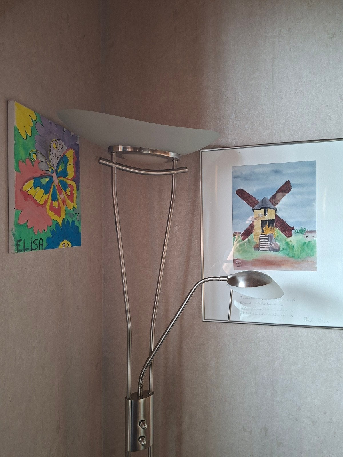 lampadaire sur pied, Maison & Meubles, Enlèvement, Utilisé, Métal, 150 à 200 cm