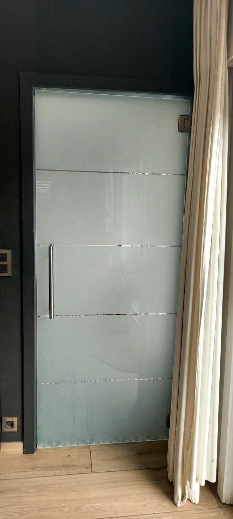 Binnen deuren, Doe-het-zelf en Bouw, Deuren en Vliegenramen, Ophalen, Gebruikt, 80 tot 100 cm, Glas