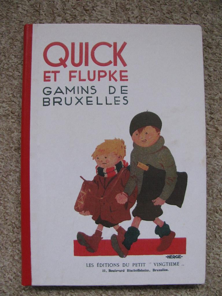 Quick et Flupke 1 - Gamins de Bruxelles - hardcover - 1981, Livres, BD, Neuf, Enlèvement ou Envoi, Une BD, Herge