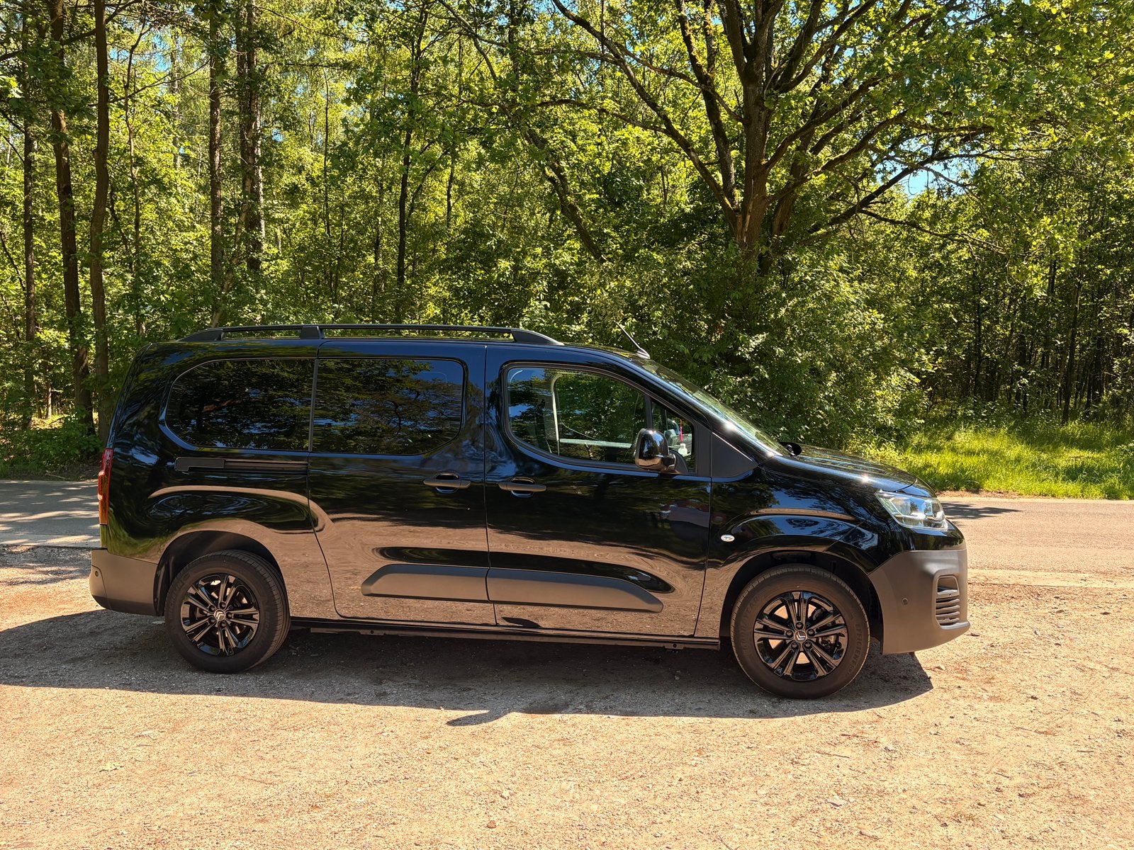 Citroën Berlingo VAN XL 1.5BlueHDI 130pK, Auto's, Stof, Zwart, Citroën, Zwart