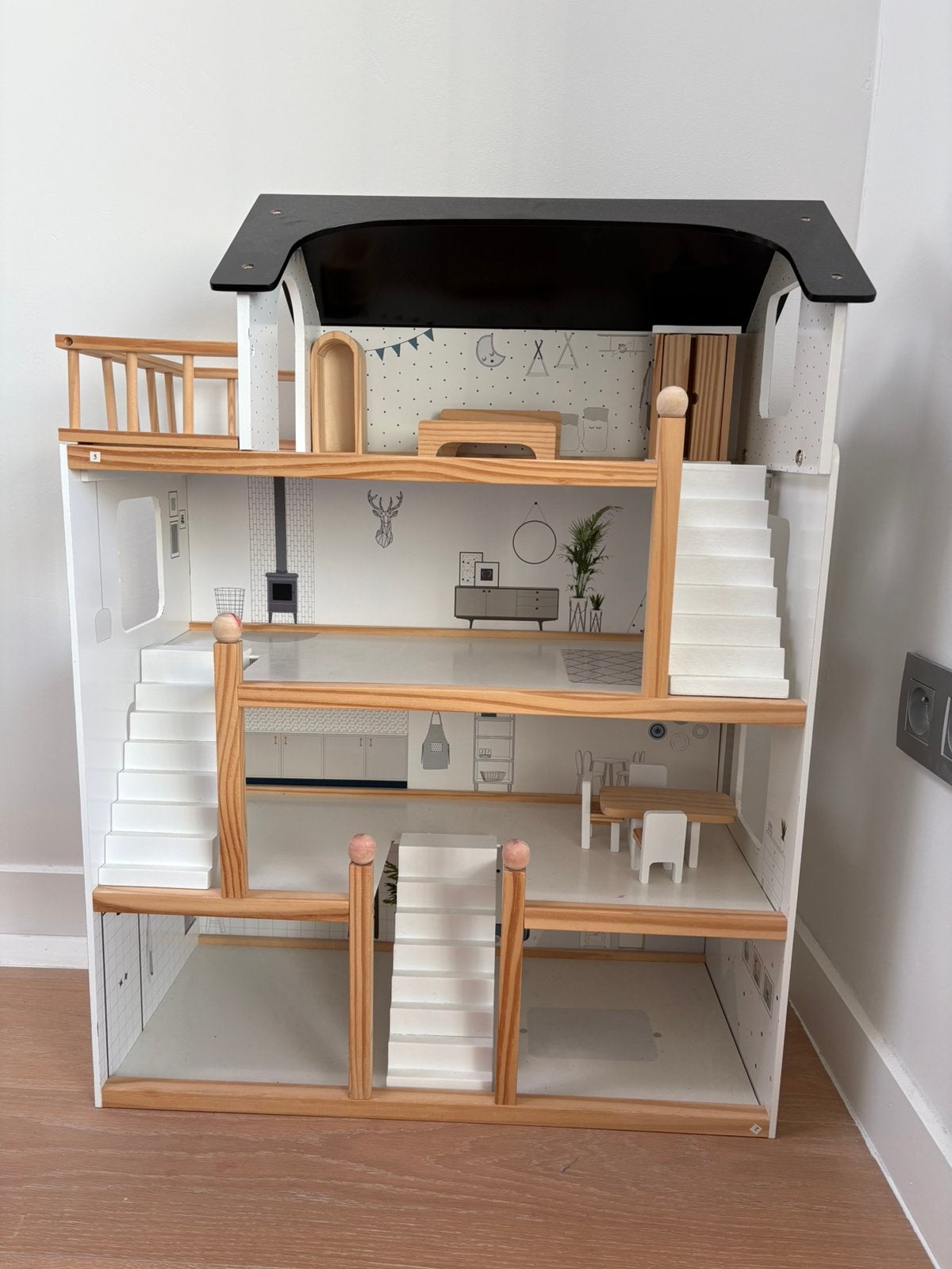 Poppenhuis XL, Ophalen, Zo goed als nieuw, Poppenhuis