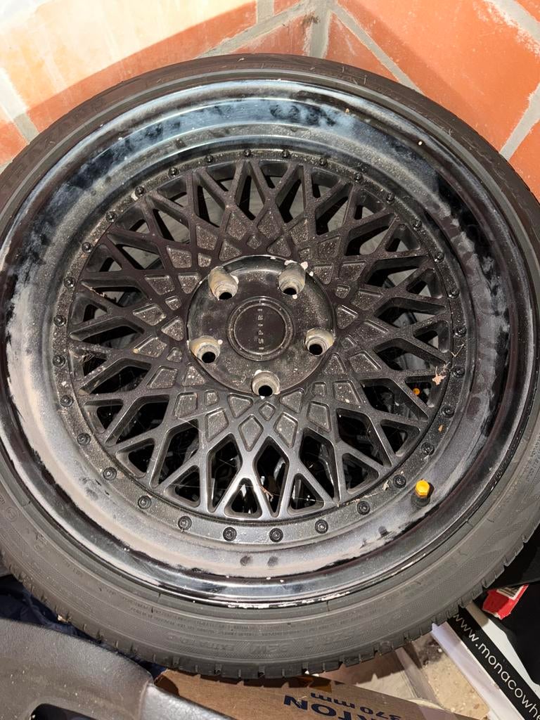Ispiri velgen zwart 5x120 BMW E36/E46/E90, Auto-onderdelen, Banden en Velgen, Ophalen, 18 inch, Banden en Velgen, Personenwagen