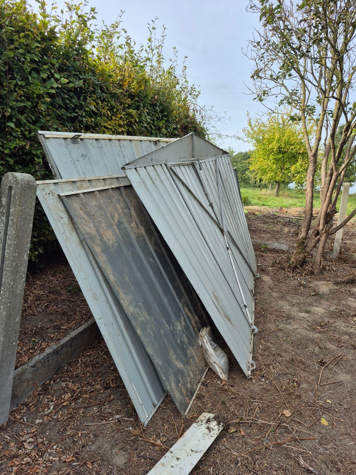 metalen tuinhok, Tuin en Terras, Ophalen, Metaal, Tuinhuis