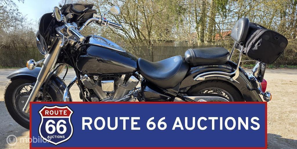 Yamaha XV1600A Wild Star | 2000 | Route 66 Auctions, Auto's, Oldtimers, Overige merken, Zwart, Bedrijf, Handgeschakeld
