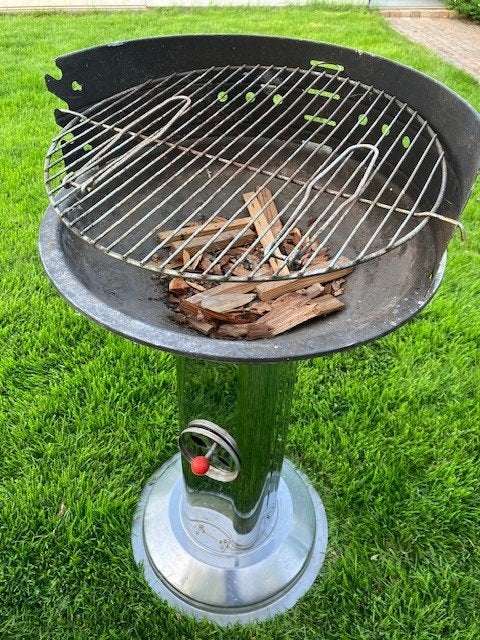 Barbecue houtskool, Ophalen, Gebruikt