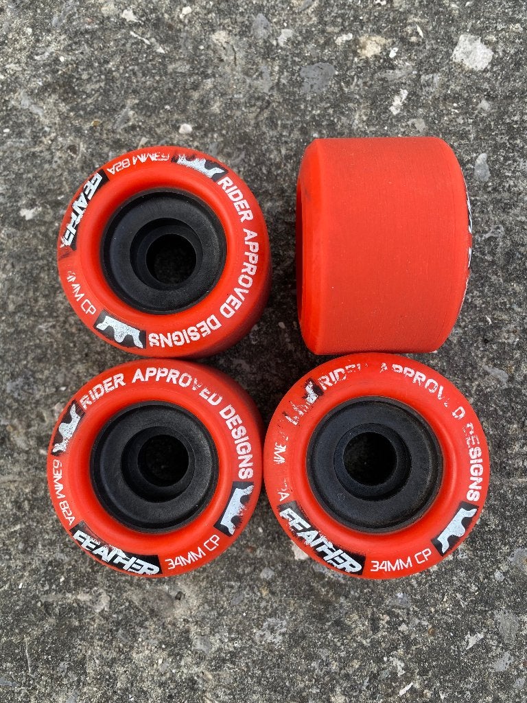 Roues de longboard cruising / slide, Sports & Fitness, Enlèvement, Utilisé, Skateboard, Longboard