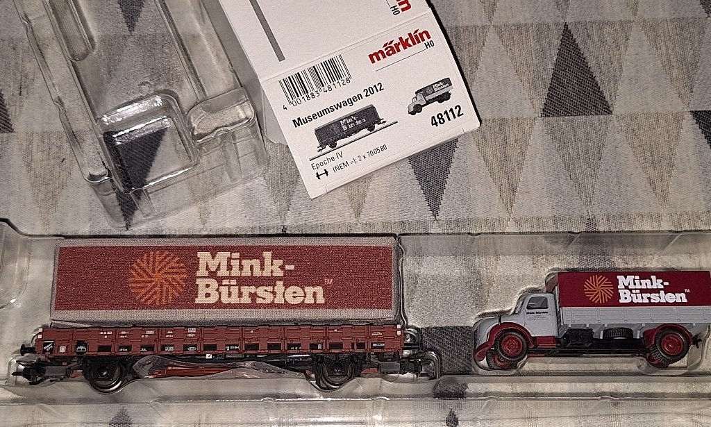 Märklin HO 48112 Museumwagenset 2012 (DB), Ophalen of Verzenden, Zo goed als nieuw, Wagon, Märklin