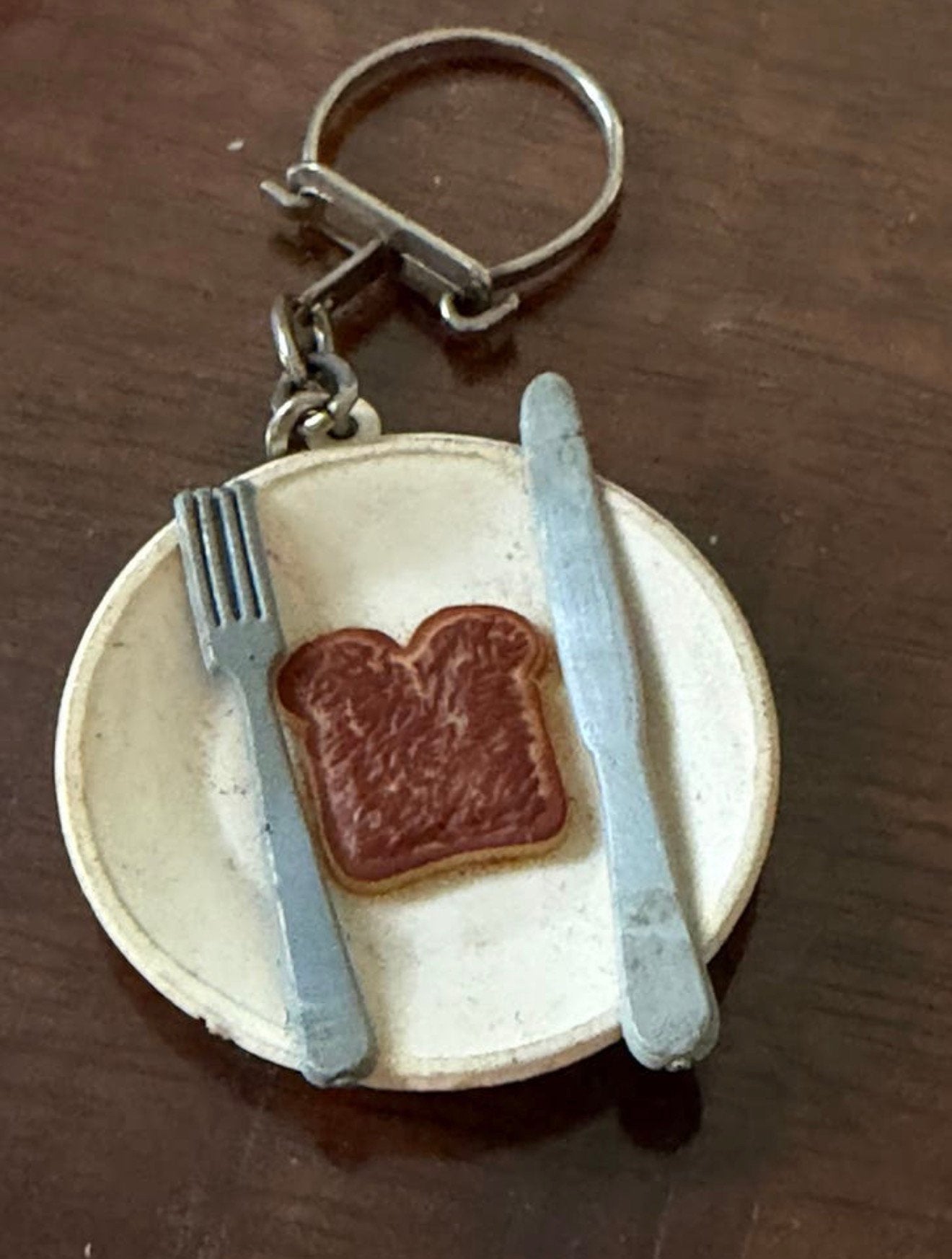 Vintage Van Houten Hagelslag sleutelhanger -1960/70, Verzenden, Gebruikt, Merk