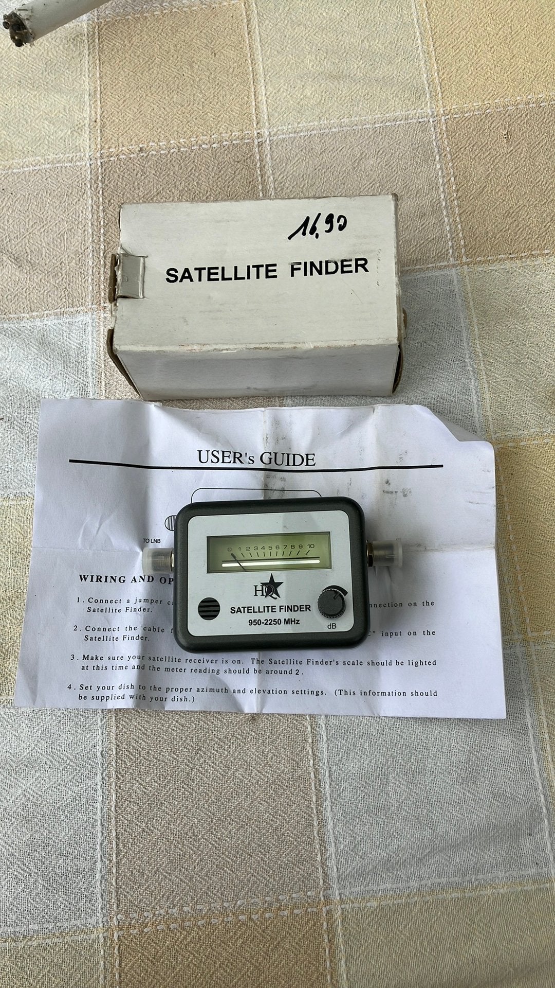 Satelliet vinder, Audio, Tv en Foto, Schotelantennes, Ophalen, Zo goed als nieuw