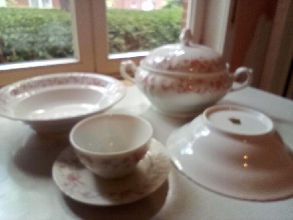 Servies delen PORSELEIN ‘Germany Elite Porzellan'  PUNTGAAF, Ophalen of Verzenden
