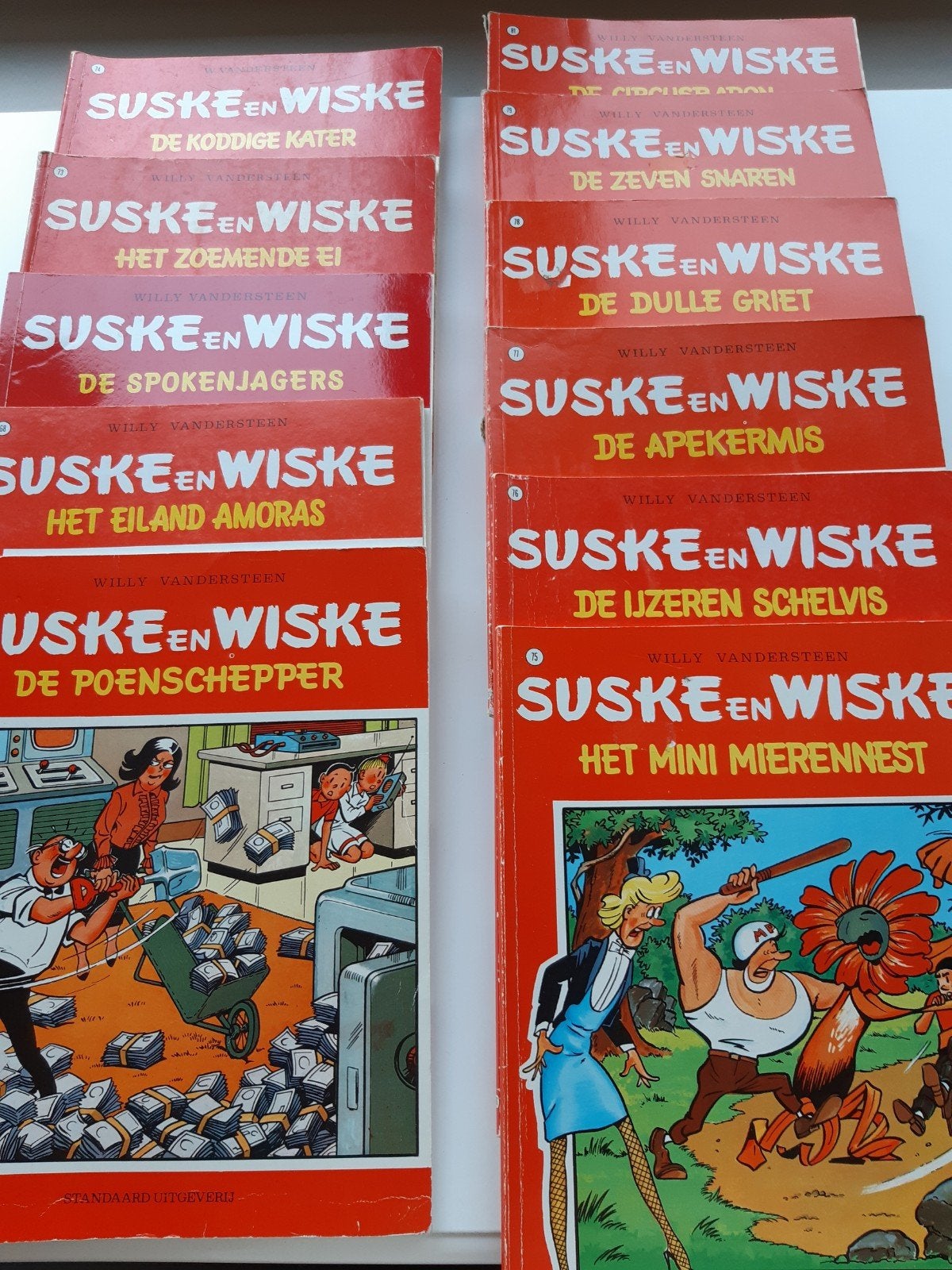 suske en wiske  10 albums, Enlèvement, Comme neuf