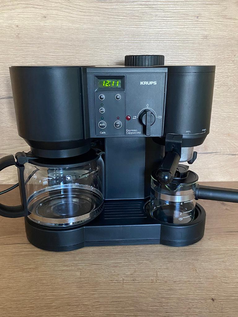Cafetière KRUPS multifonction, Café moulu, Enlèvement ou Envoi, Utilisé, Tuyau à Vapeur