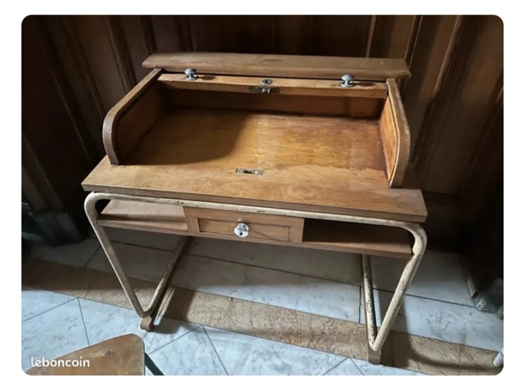 Bureau vintage enfant marque torck, Vintage, Enlèvement, Utilisé, Bureau enfant