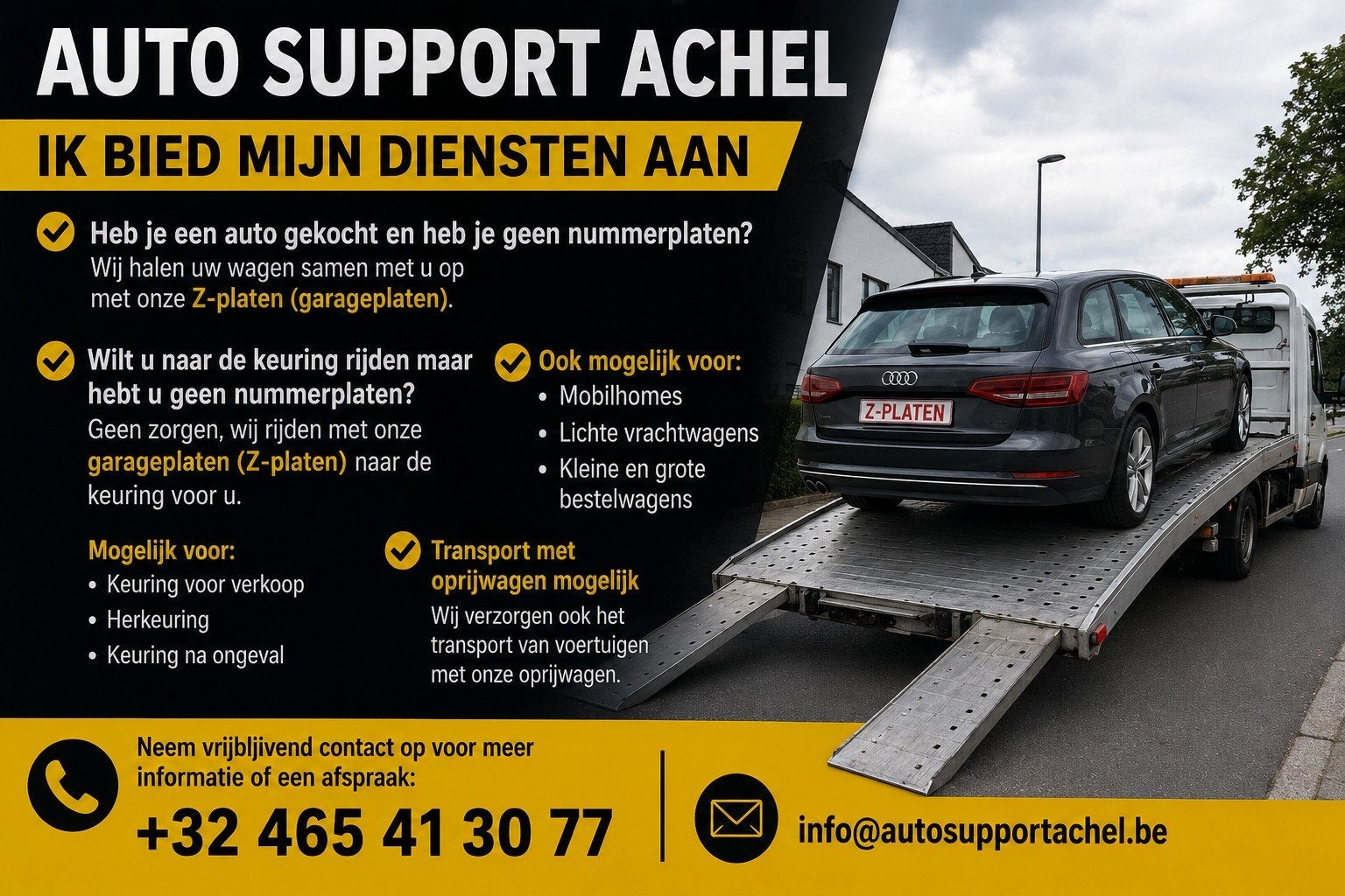 Keuringen en Transport, Ophalen
