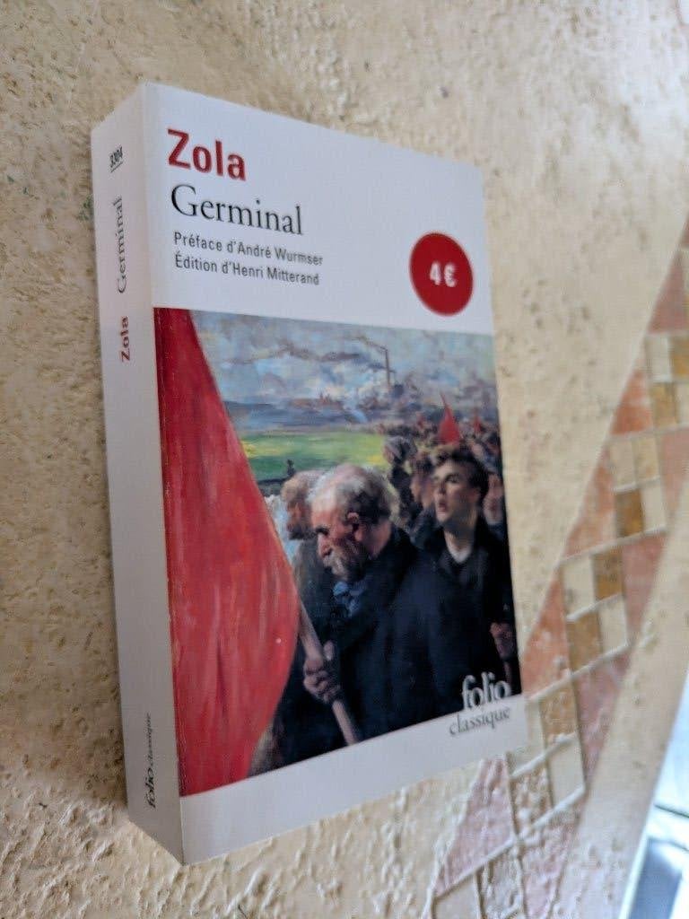 Germinal (Zola)., Livres, Émile Zola., Comme neuf, Europe autre, Envoi