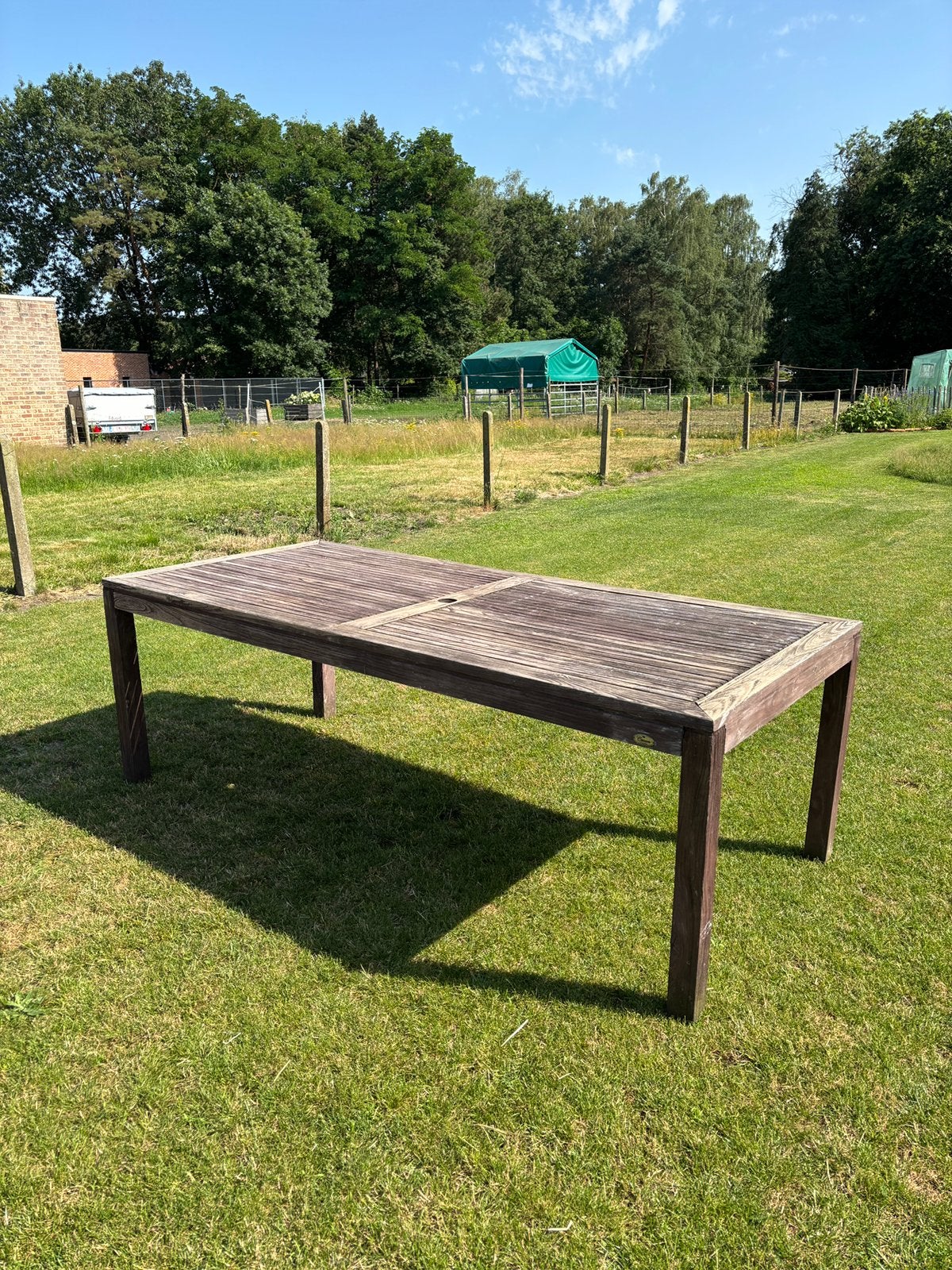Gratis Tuintafel, Tuin en Terras, Tuintafels, Gebruikt, Ophalen