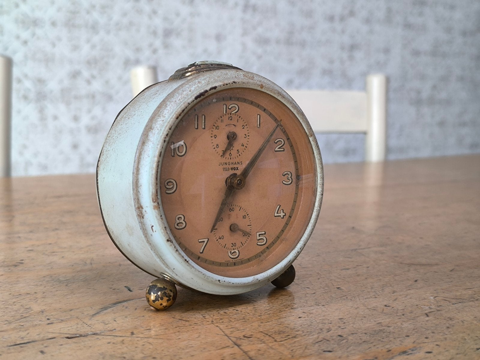 Junghans Tri-Vox Réveil/ horloge Antique (Allemand!), Maison & Meubles, Accessoires pour la Maison | Horloges, Utilisé, Réveil