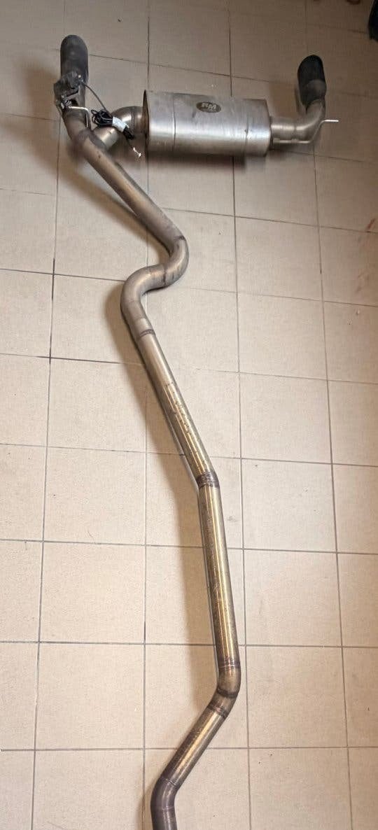 Bmw 1 serie uitlaat 140i look + downpipe, Enlèvement, BMW